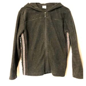 Columbia hooded zip up sweater